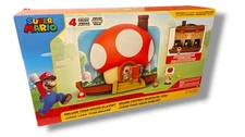 Super Mario Deluxe Toad Playset With 2.5" Toad Action Figure