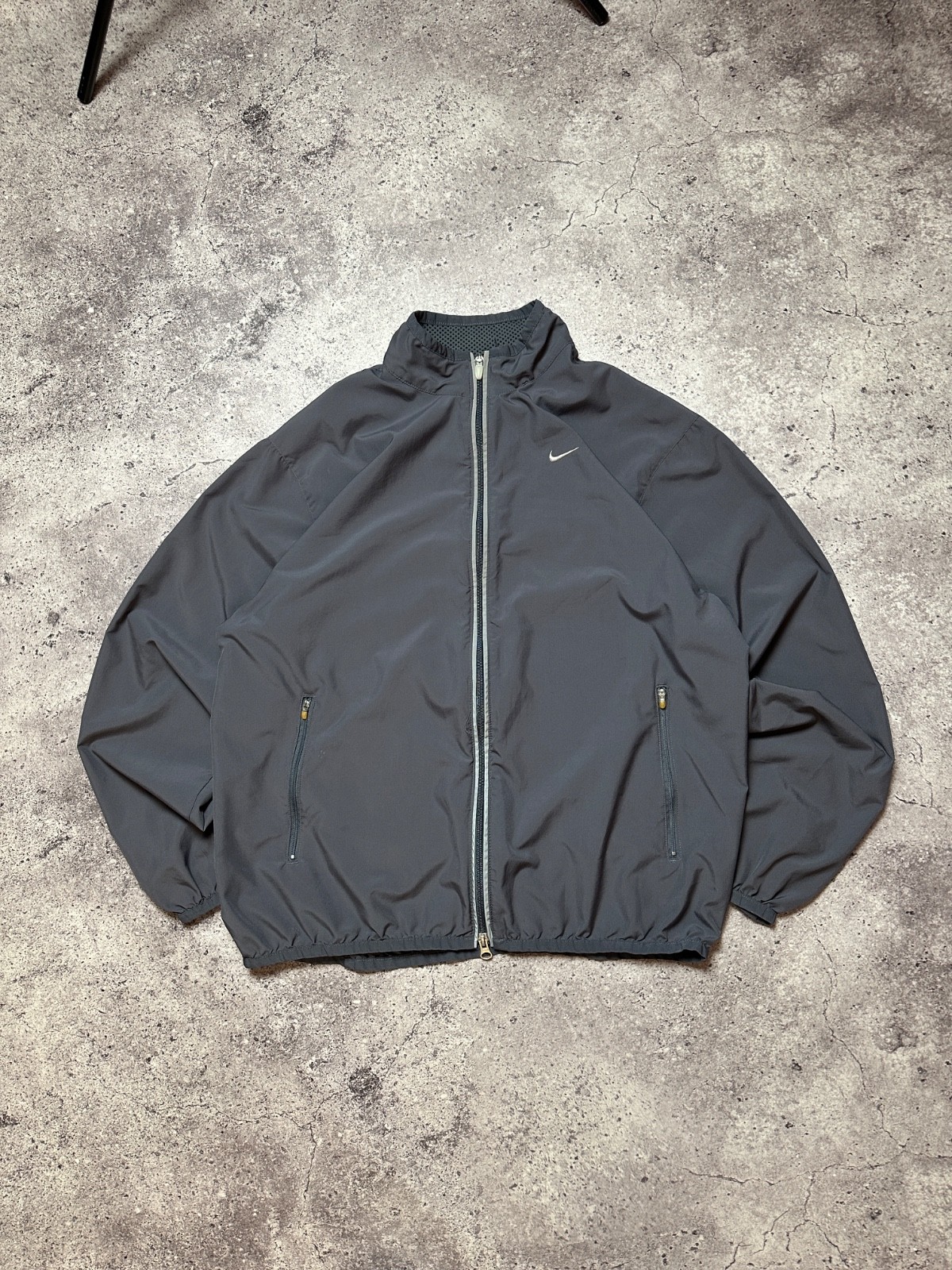 SACAI X NIKE Nike Vintage Track Jacket Striscia Riflettente Taglia M Grigio Uomo Y2K