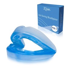 Zquiet Anti-Snoring Mouthpiece Comfort Size 1 Single Refill Blue Made In Usa