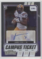 2021 Contenders Draft Picks College Campus Ticket 47/99 Jabril Cox Auto 10k8