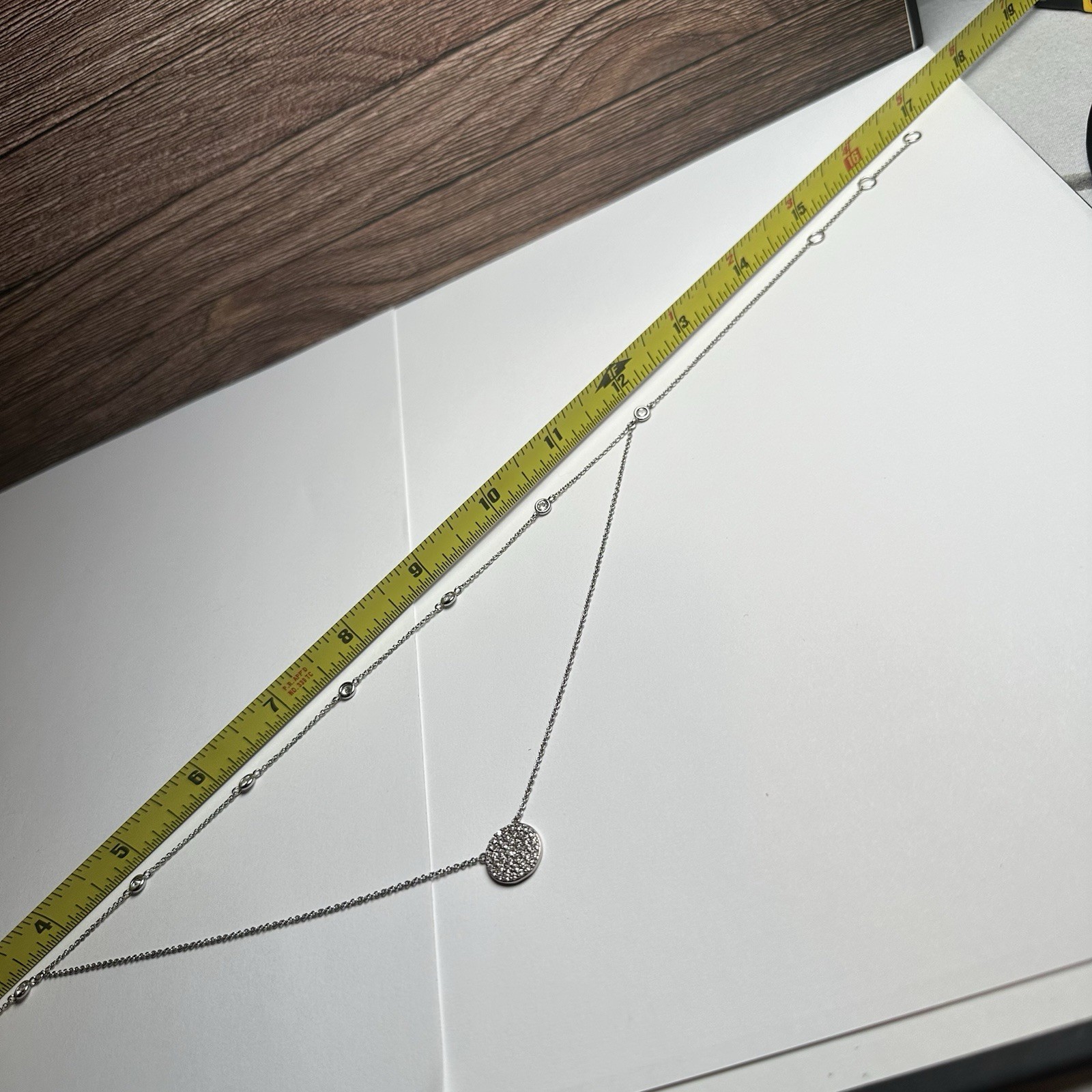 Signed Express Rhinestone Double Layered Strand S… - image 5