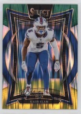 2024 Panini Select Concourse Green & Yellow Shock Prizm Kaiir Elam #8 1lm5