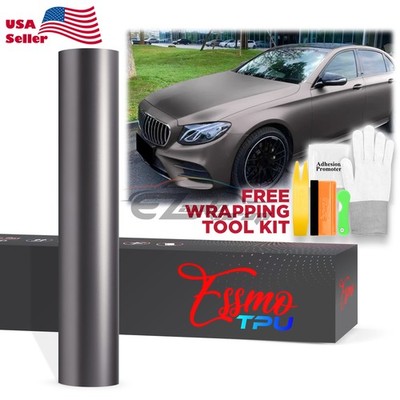 TPU Color Matte Deep Silver PPF Paint Protection Film Dry Wet Apply Vinyl Wrap