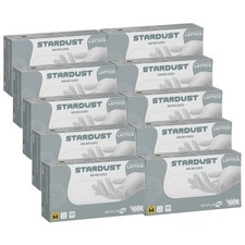 1000 X NEUE LATEXHANDSCHUHE STARDUST WEISS GRÖSSE M WEISSES LATEX