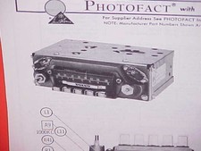 1969 Volvo 122s 164 142s 144s 145s 1800s Sport Coupe Am-fm Radio Service Manual