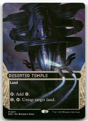 Deserted Temple (0011) (Borderless) #11 (NM) Edge of Eternities EOS Magic MTG