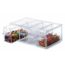 Dispense-Rite DispenseRite TD4 4 Section Topping Dispenser