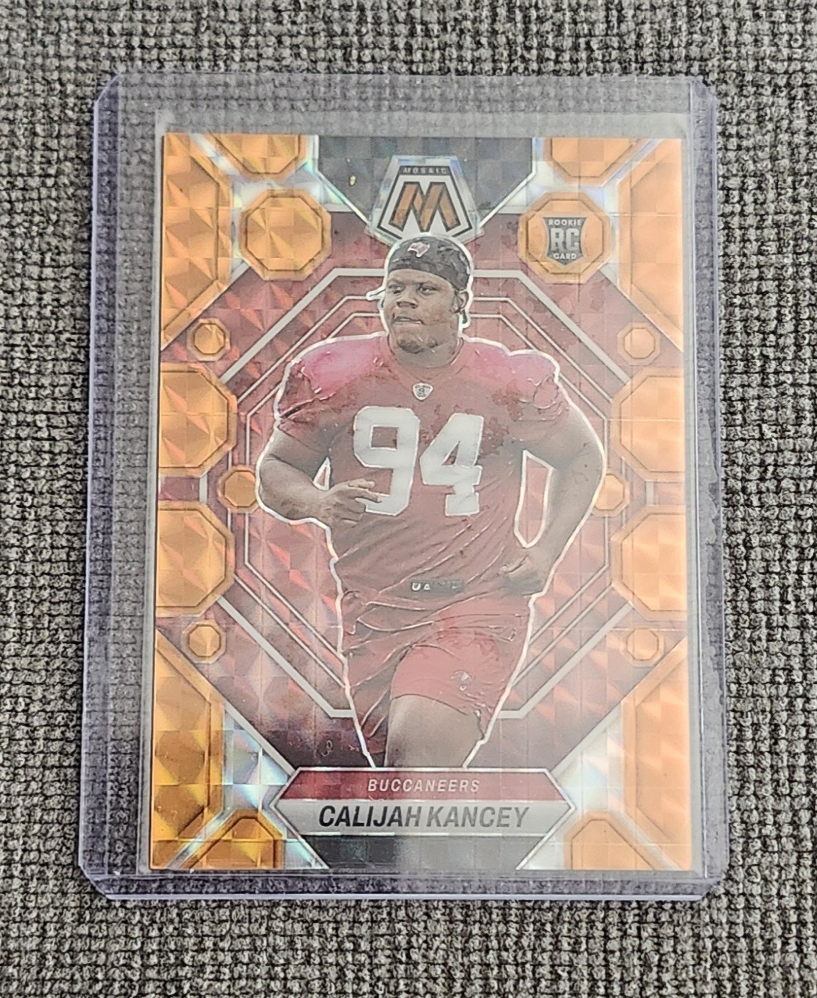 Calijah Kancey Panini Mosaic #293 Orange