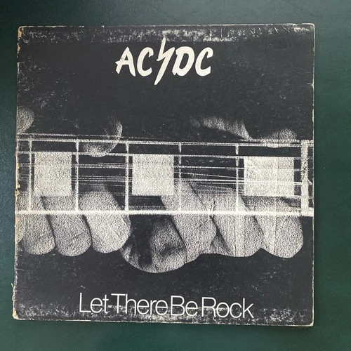 AC/DC Let There Be Rock Vinyl LP Record 1977 OZ Aussie 1st Press Blue Roo OOP