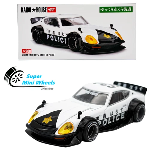 Kaido House x Mini GT 1:64 Nissan Fairlady Z Kaido GT Police - KHMG208