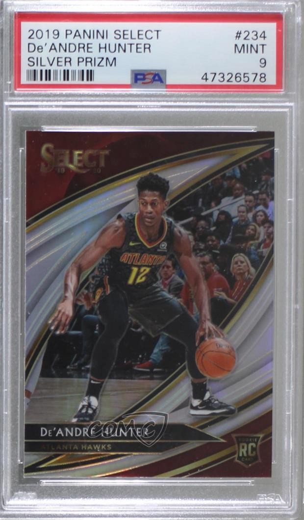 2019-20 Panini Select Courtside Silver Prizm De'Andre Hunter #234 PSA 9 MINT e6q