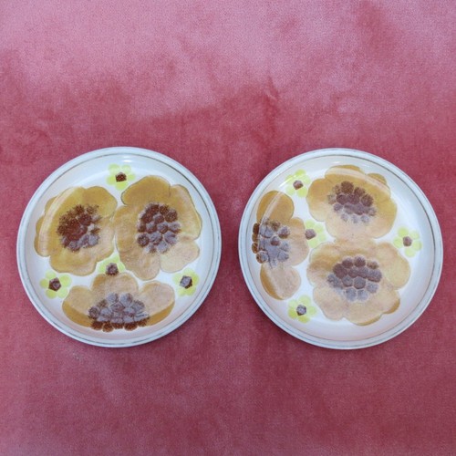 Two Denby Minstrel side or tea plate 17cm / 6.5" in perfect condition - Picture 6 of 8