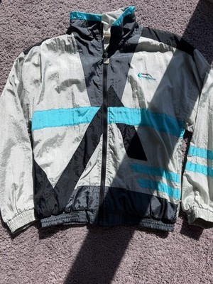 Vintage 90s Givenchy Activewear Logo Color Block Windbreaker