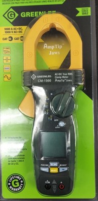 Greenlee CM-1560 True RMS AC/DC Clamp Meter 1000A  - Brand  New -