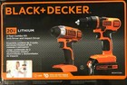 BRAND NEW BLACK+DECKER BD2KITCDDI 20V MAX Drill/Driver + Impact Combo Kit IN BOX
