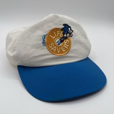 Lifesavers Sonic Hedgehog Spinball Adjustable Hat Vintage 1990s Promotional Rare