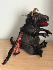 FOLKMANIS Black Dragon Hand Puppet 24" Plush Winged Full Bodied 3069