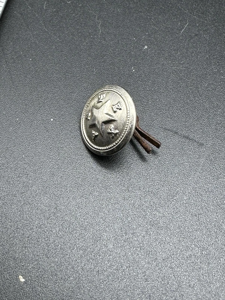 M-1921 Silver State of Texas Star Coat Uniform “Superior Quality” Button Sz 5/8" - Image 2 of 4