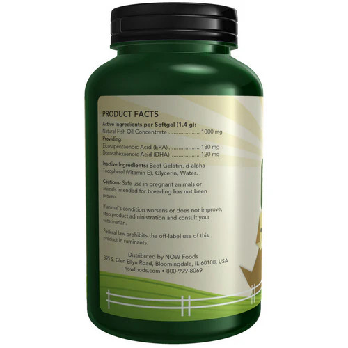 Omega-3 Support Softgels For Dogs And Cats 180 Softgels