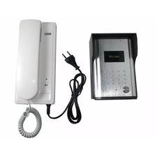 Citofono Pulsante Apri Porta Cancello Con Cornetta Bifamiliare  esterno interno