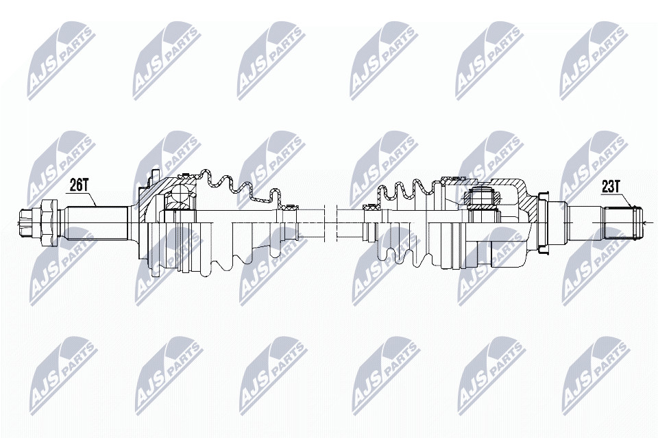 Nty Driveshaft For Toyota Yaris 1.0,1.3 06-11 /Right,Mtm - Image 10