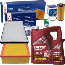 BOSCH FILTER SET INSPEKTIONSPAKET+5W30 ÖL 2.5 TDI 150-180PS für AUDI A6 4B C5