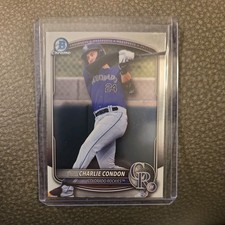 2025 Bowman Chrome Draft Charlie Condon #BDC-136 Rockies