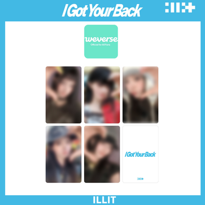 ILLIT ' I Got Your Back ' Japan 2nd Single Photocard JAPAN POB