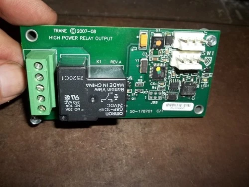 TRANE X13650902-02 HIGH POWER RELAY OUTPUT CIRCUIT BOARD (WL21-3)