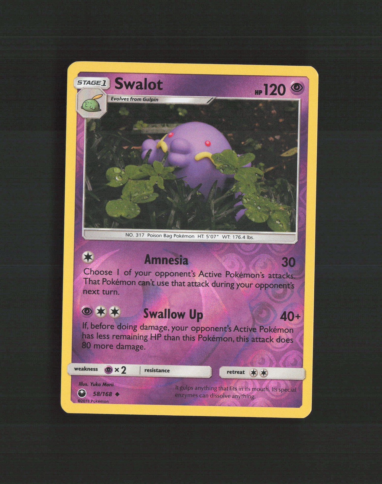 Swalot 58/168 Celestial Storm Reverse Holo Pokemon Card NM