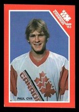 1983 Canadian National team Juniors Paul Cyr VGEX-EX XRC rookie BXOS05