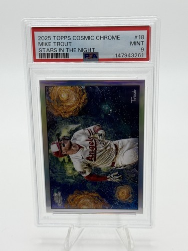 2025 Topps Cosmic - Mike Trout Stars in the Night #STN-18 PSA 9