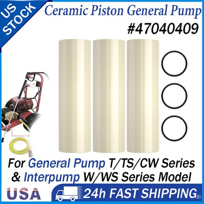 #ad #ad 3 pack General Pump 47040409 Replacement Ceramic Piston 20mm fits Interpump GP $20.99