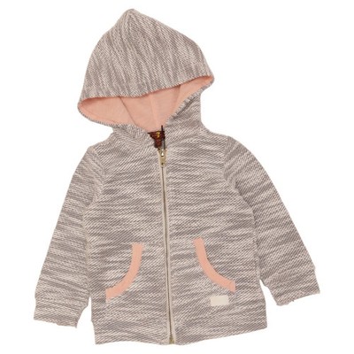 7 for All Mankind, Kapuzenpullover, Größe: 86, Grau/Weiß/Pink #Tou