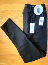   NWT CURVE APPEAL High Rise Essential Skinny Stretch Black Jeans  Size 10