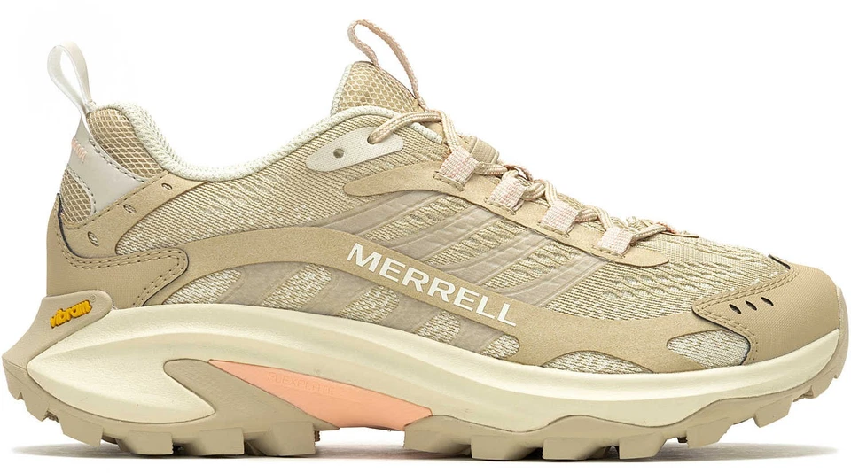 Merrell Moab Speed 2 Damen Wanderschuhe Creme Offroad Wandern All-Terrain