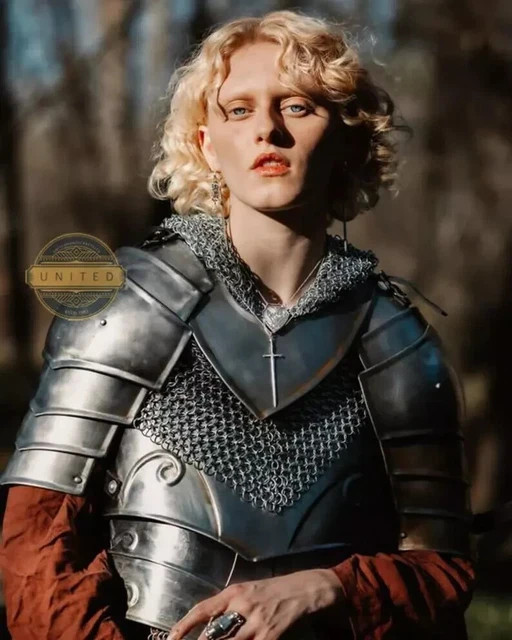 Medieval knight Lady Armor Suit Female Costume Armor Lady Cuirass Costume