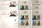 # GREAT BRITAIN 1979 - 5 FDC - W.CHURCHILL - ARCHITECTURE - LONDON