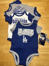Los Angeles Dodgers One-Piece Bodysuit Baby Brand New 0-3 Months