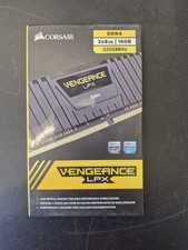 Corsair VENGEANCE LPX 16GB 2x8GB DDDR4 DRAM 3200MHz Memory Module Kit - Black