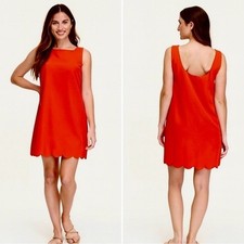 Kate Spade New York x Target Scalloped Hem Shift Dress – Poppy Red Sz L