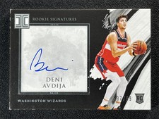 2020-21 Panini Impeccable Deni Avdija #RS-AVD RC Rookie Signatures Auto /99
