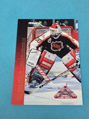 1993-94 Score Pinnacle All-Stars U.S. #42 Ed Belfour Chicago HOCKEY Card I6