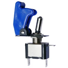 Kill Switch Blue Car Toggle Switch 12V 20A Switch + Blue LED + Blue Cap