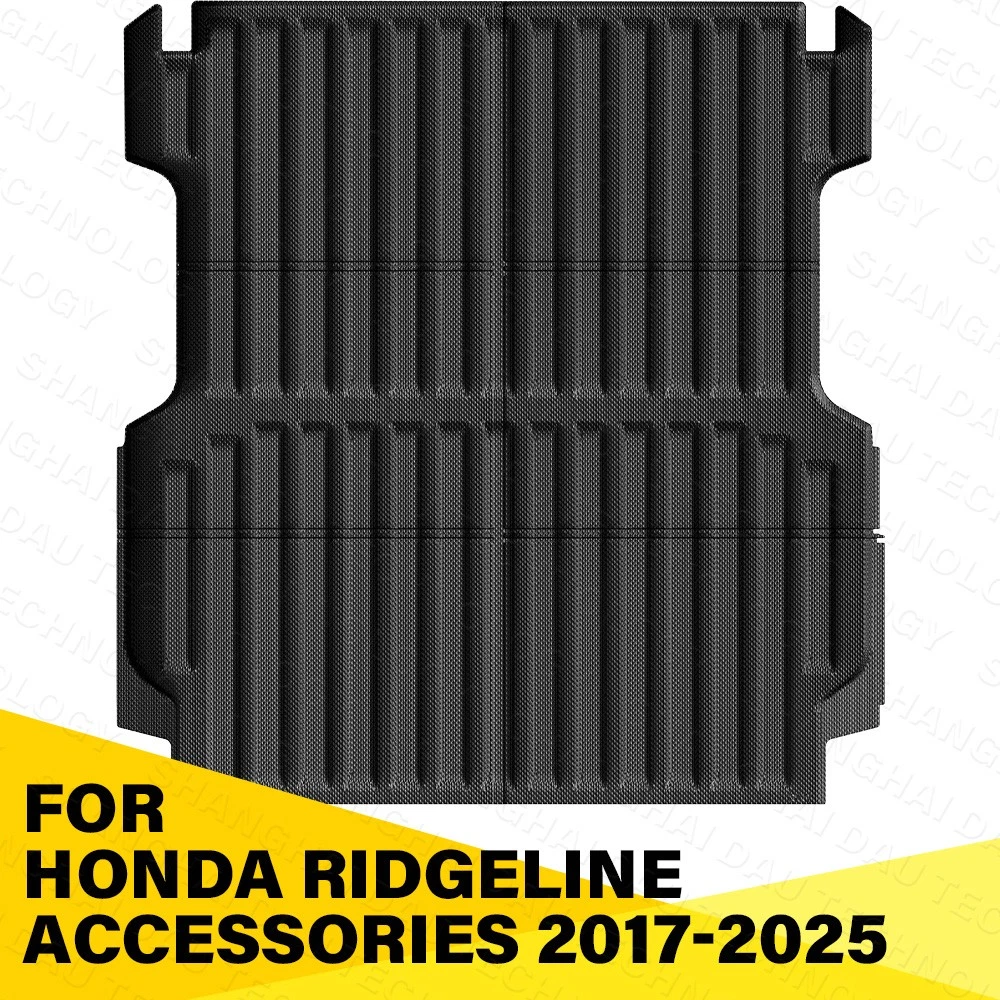 Jetcruise Heavy Duty 3D TPE Floor Mats For 2017-2025 Honda Ridgeline – All Weather, 3-Piece Set