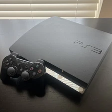 Sony PlayStation 3 Slim PS3 160GB Black Console Gaming System Only CECH-2501A