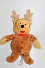 Disney Store Winnie The Pooh Bear Reindeer Bean Bag Plush Stuffed 1999 Christmas — photo 7