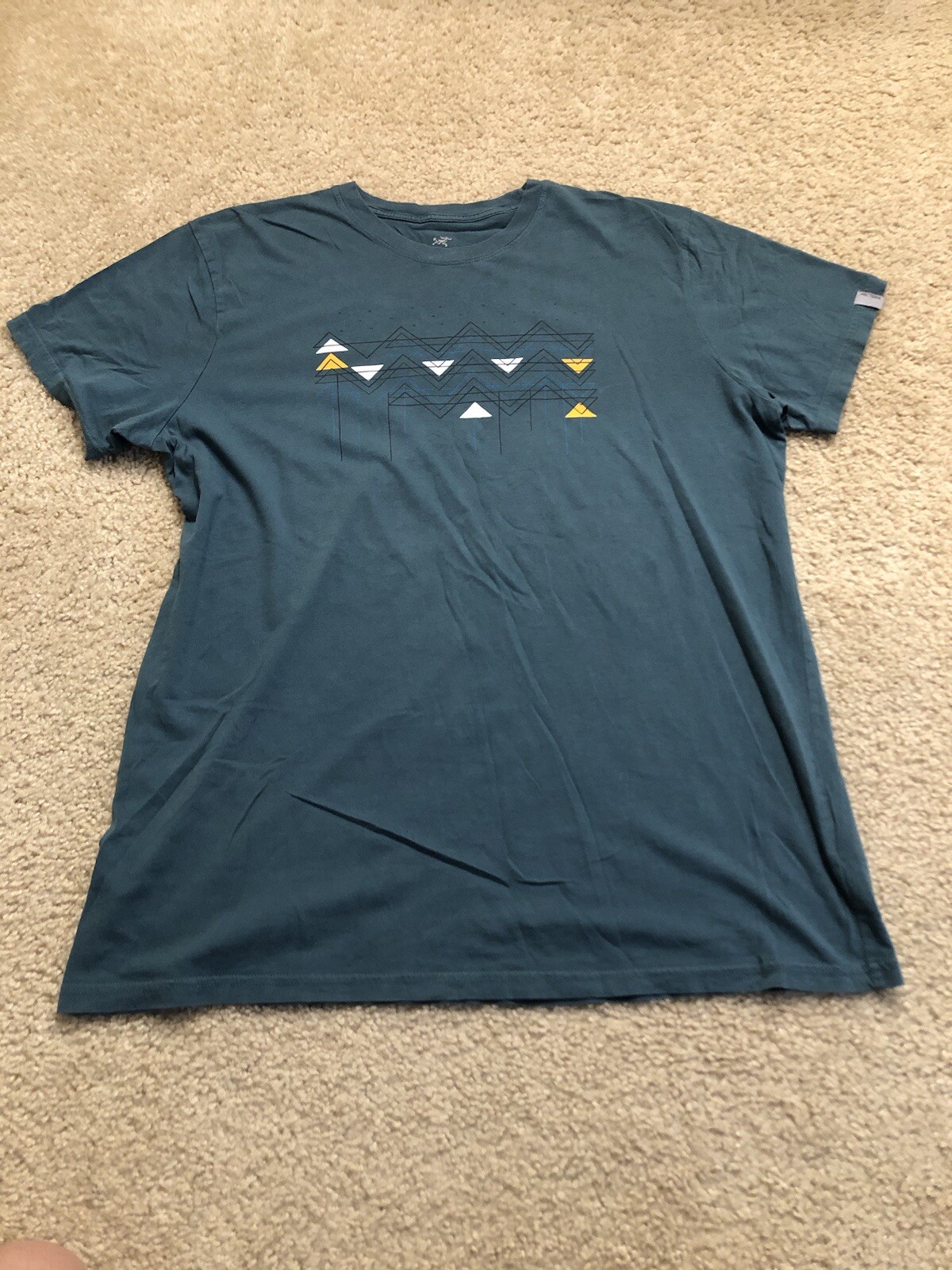 Vintage Arc'teryx Cotton Men's Short Sleeve Crew T-Shirt Size XL