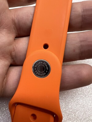Used Genuine HERMES Apple Watch Series 7 45mm M/L Orange Used Genuine HERMES Apple Watch Series 7 45mm M/L Orange