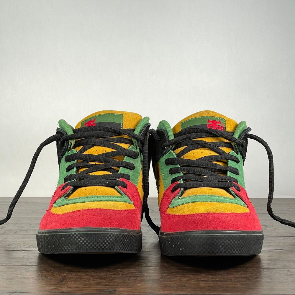 VTG Rare Ipath REED Skate Shoes Mens 13 Rasta Suede 